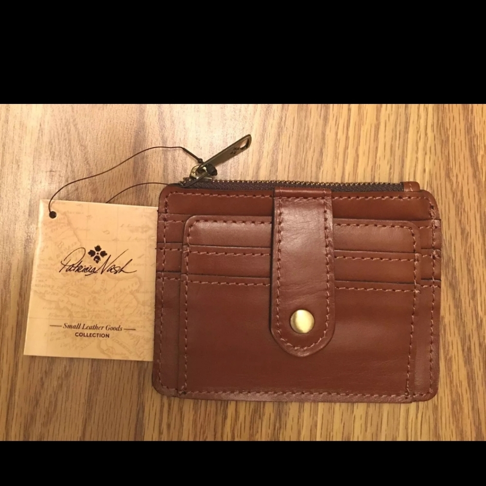 Patricia Nash Leather ID credit card case